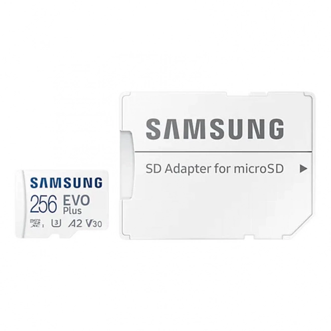 Paměťová karta Samsung microSD MB-MC256SA EU EVO Plus 256GB + adaptér