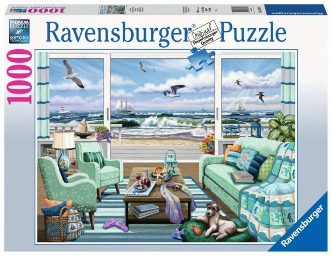 2D puzzle 1000 prvků Výstup na pláž