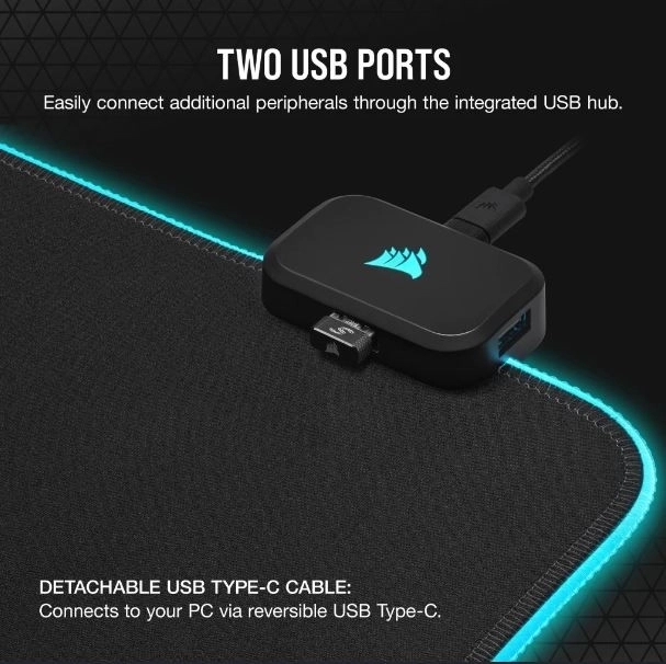 Herní podložka pro myš Corsair RGB 3XL