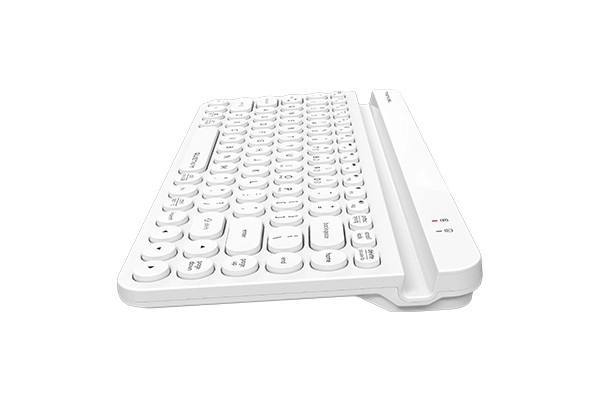 Klávesnice FStyler FBK30 bílá 2,4GHz + BT (tichá)