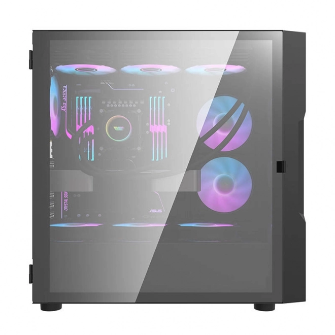 Počítačová skříň s RGB osvětlením Darkflash