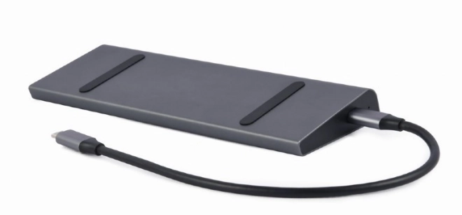 Adaptér USB-C 9v1, HDMI, USB-C PD, VGA, DP, USBx3, Audio, LAN