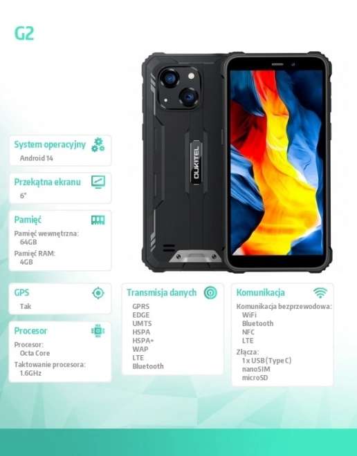 Chytrý telefon G2 4G 64GB