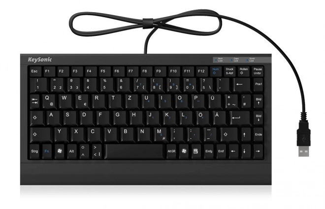Klávesnice ACK-595C+ (US) PS/2+USB, americké rozložení