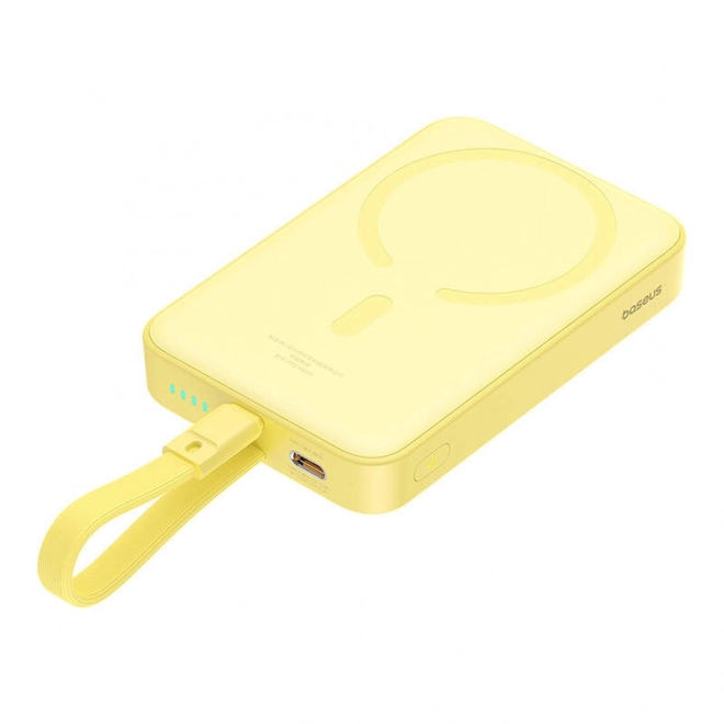 Baseus magnetická powerbanka 10000mAh MagSafe 20W žlutá