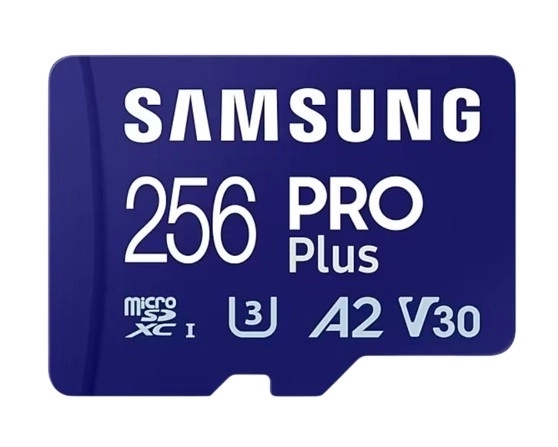 Paměťová karta Samsung PRO Plus micro SDXC 256 GB U3 A2 V30 (MB-MD256SB/WW)