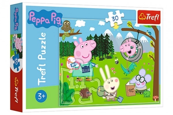Puzzle Trefl Peppa Pig Lesní výprava 30 dílků
