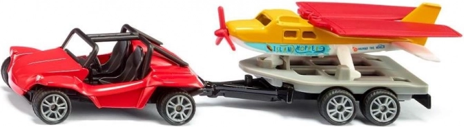 Set s hračkami Auto s letadlem