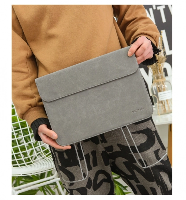 Elegantní šedé pouzdro na notebook 12 palců