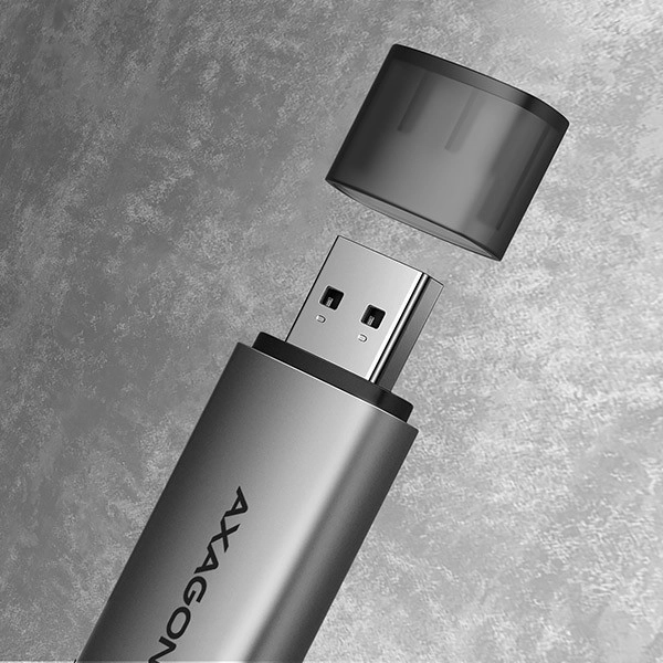 CRE-SAC Externí čtečka paměťových karet USB3.2 Gen 1 Type-C + Type-A SD/microSD