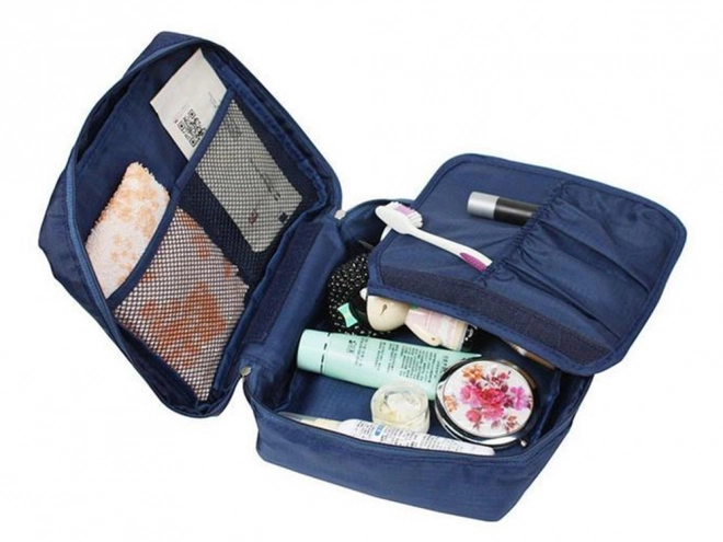 Cestovní make-up organizér tmavě modrý