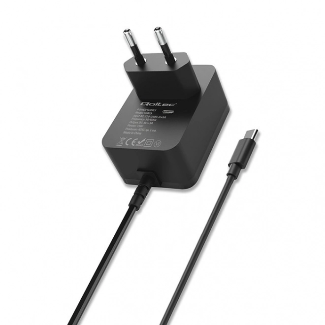 Nabíječka Super FAST PD pro Raspberry PI 4 | USB-C | 15W | 5V | 3A | Černá
