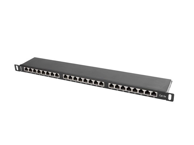 Patch panel s 24 porty kategorie 5E