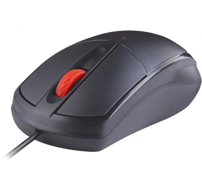 Kabelová myš s tichým klikáním ICON MB-057 1000 DPI černá