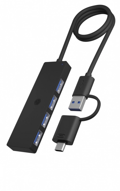 Rozbočovač s 4 porty USB Typ-A s konektorem Typ-C/A