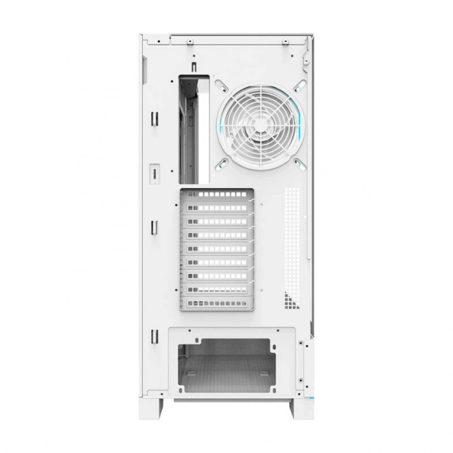 Počítačová skříň Darkflash DY450L PRO s ventilátorem (bílá)
