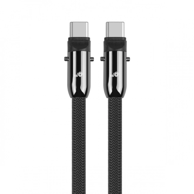 Kabel USB C smyčka 2v1 černý