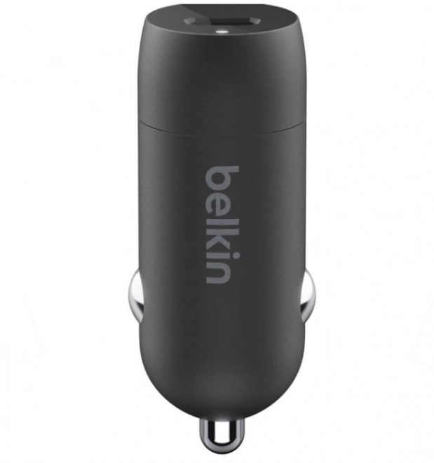 Nabíječka do auta 30W PD PPS Black + kabel USB-C