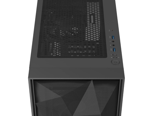 Genesis Diaxid 605F MIDI TOWER skříň USB-C černá