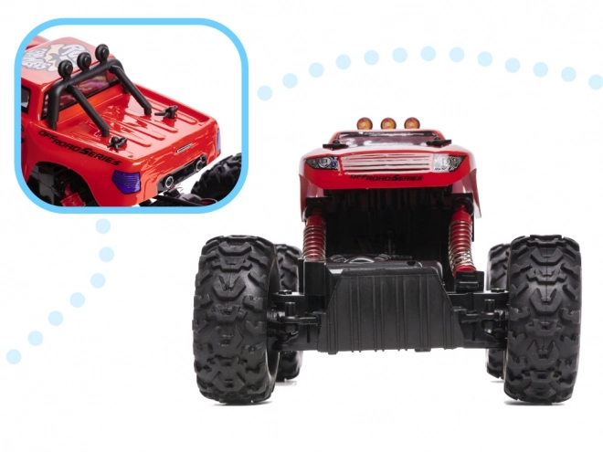 NQD ROCK CRAWLER KING RC auto 1:12 USB – Červené