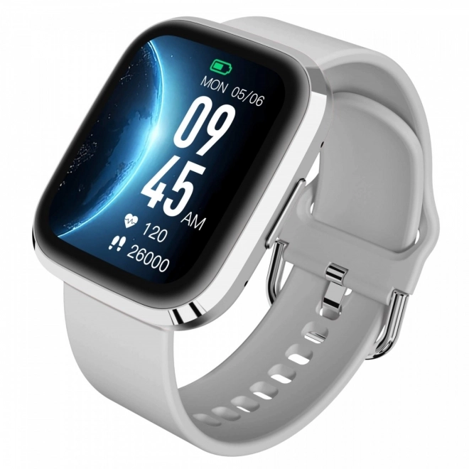 Smartwatch Garett GRC Style stříbrný