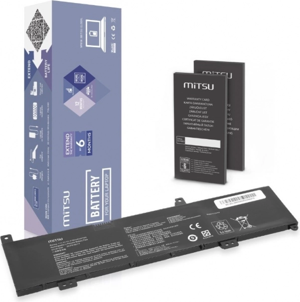 Baterie MITSU C31N1636 pro ASUS VivoBook Pro (11,4 V, 4100 mAh, 47 Wh)