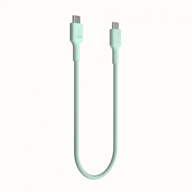 Kabel PowerStream USB-C-USB-C 100W oplocený 1,2m zelený