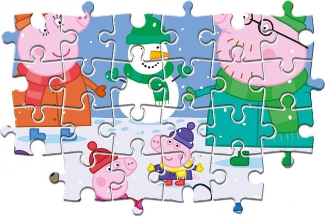 Puzzle 104 dílků Maxi Peppa Pig