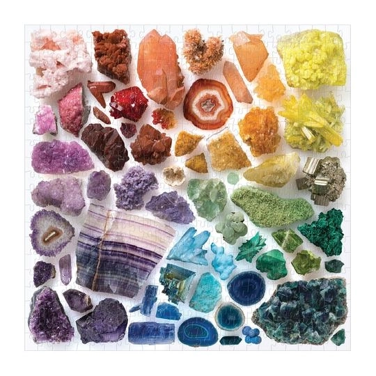 Galison puzzle duhové krystaly 500 dílků