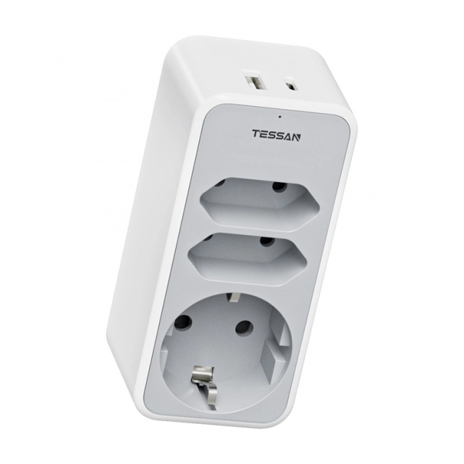 Nástěnná Zásuvka Tessan S USB