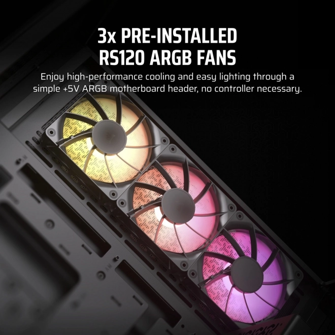 Skříň počítače Mid-Tower 3500X ICUE LINK RGB TG černá