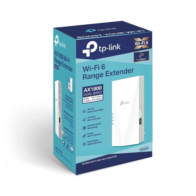 Zesilovač signálu Wifi RE600X AX1800