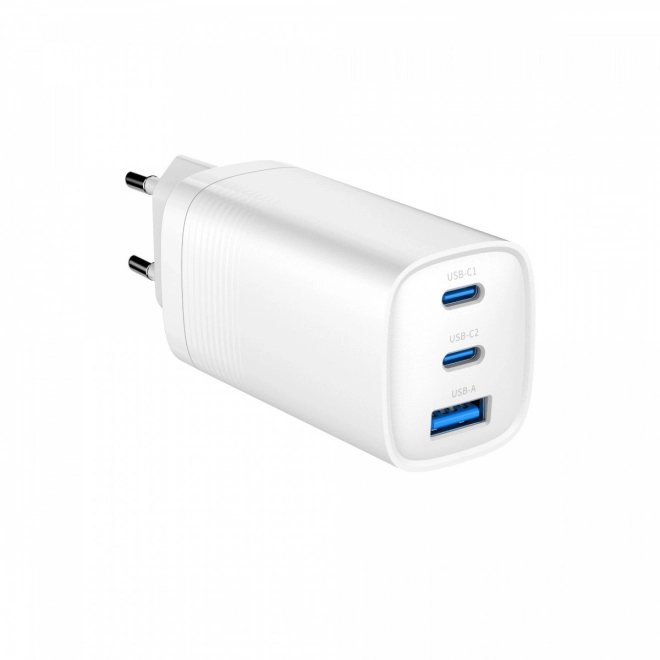 Nabíječka PowerDelivery 1xA 2xC GaN 65W White