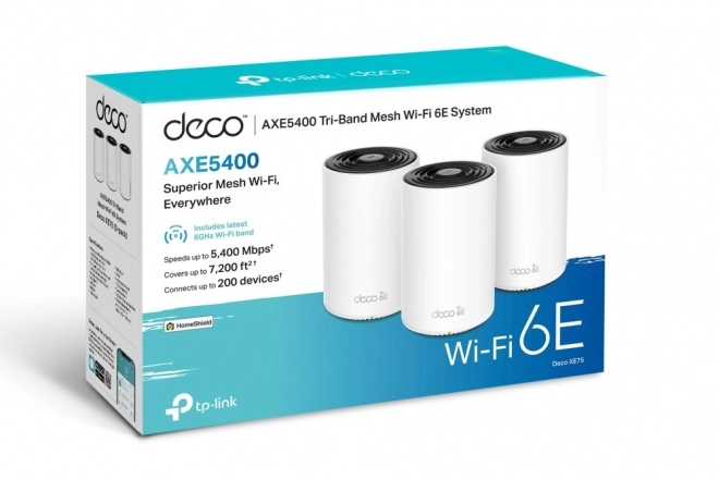 Router Deco XE75(3-pack) WiFi System 6E AXE5400