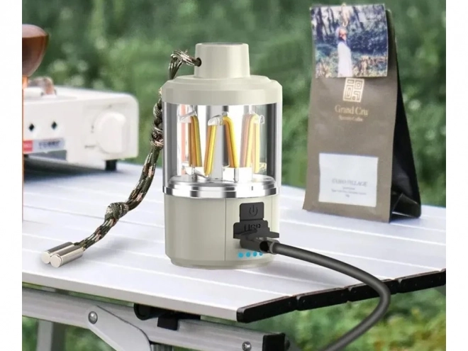 Dobíjecí LED světlo na kempování Powerbank USB