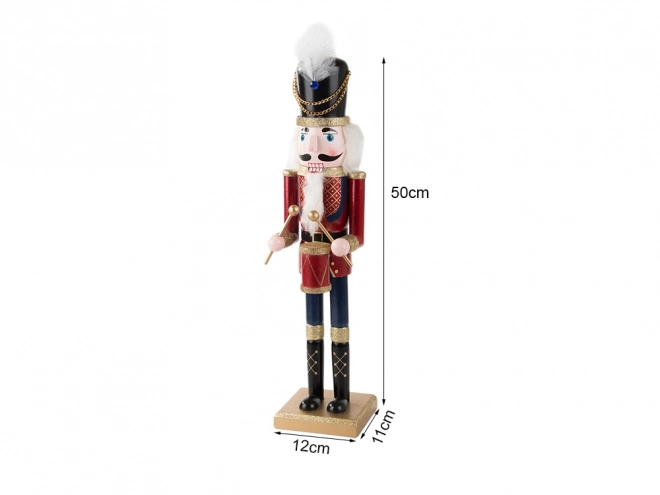 Dřevěný louskáček dekorativní vánoční figurka