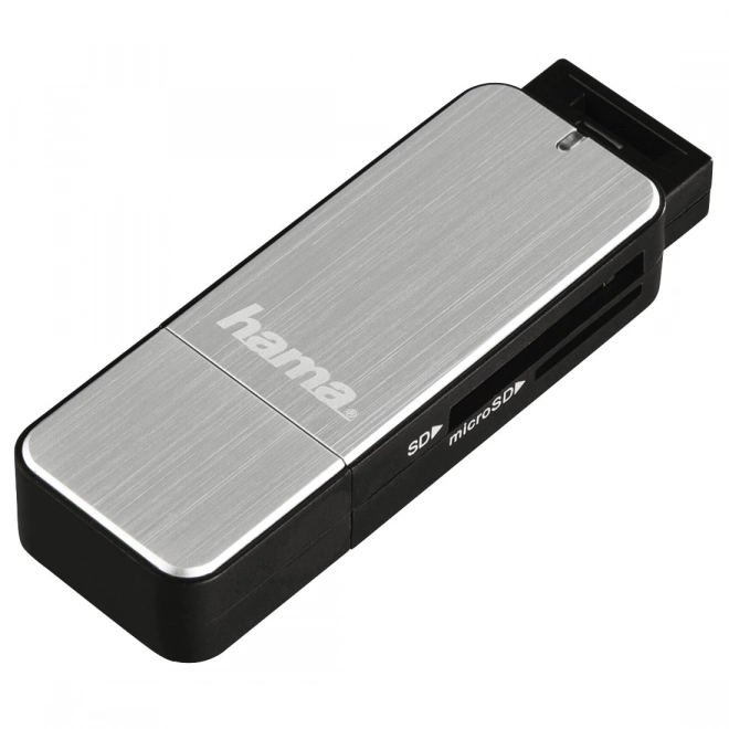 Čtečka karet SD/microSD USB 3.0 stříbrná