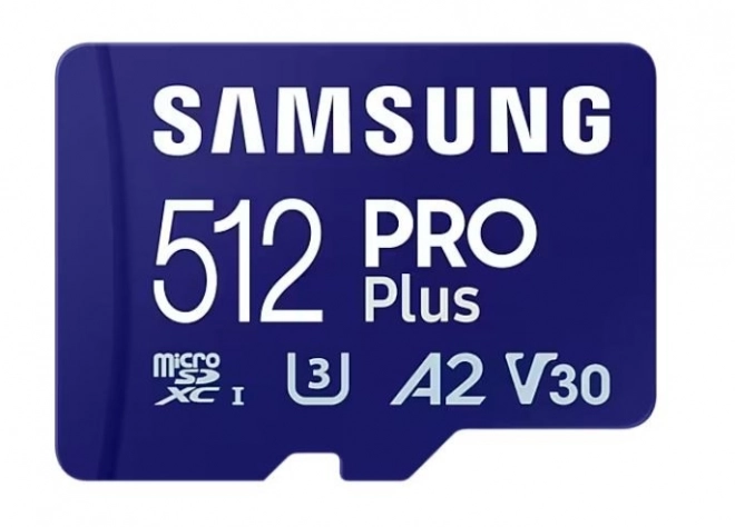 Paměťová karta Samsung Pro Plus microSDXC 512GB 180/130 MB/s UHS-I U3
