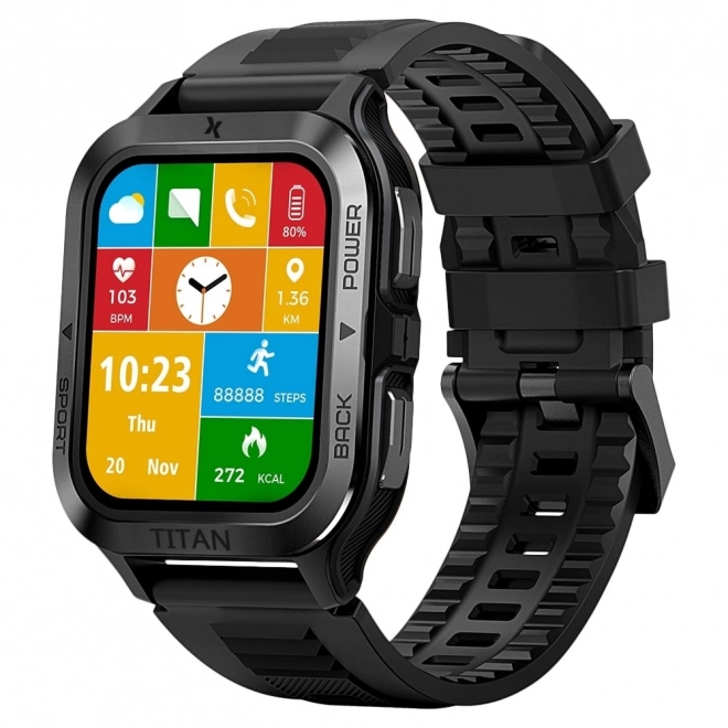 Chytré hodinky Maxcom FW67 Titan Pro grafitové