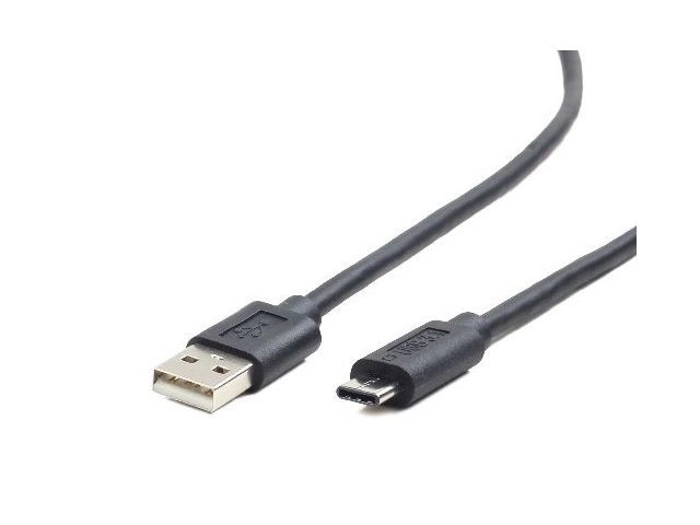 Kabel USB 2.0 typ AC AM-CM 1m černý