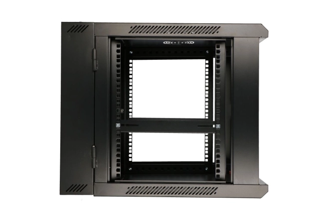 Nástěnná rack skříň 6U 600×600 dvousekční EXTRALINK