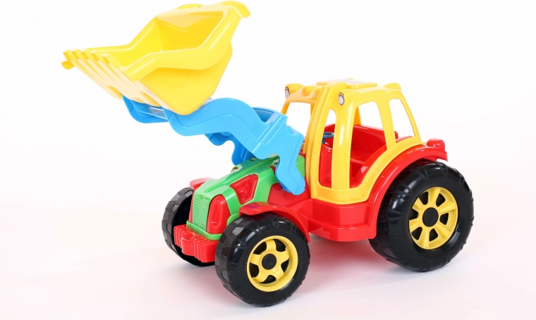 Velký čelní nakladač