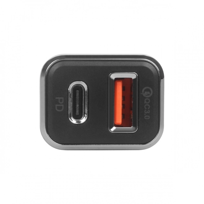Univerzální nabíječka do auta USB A+C QC