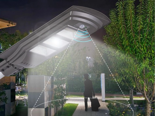 Solární LED pouliční lampa s dálkovým ovládáním