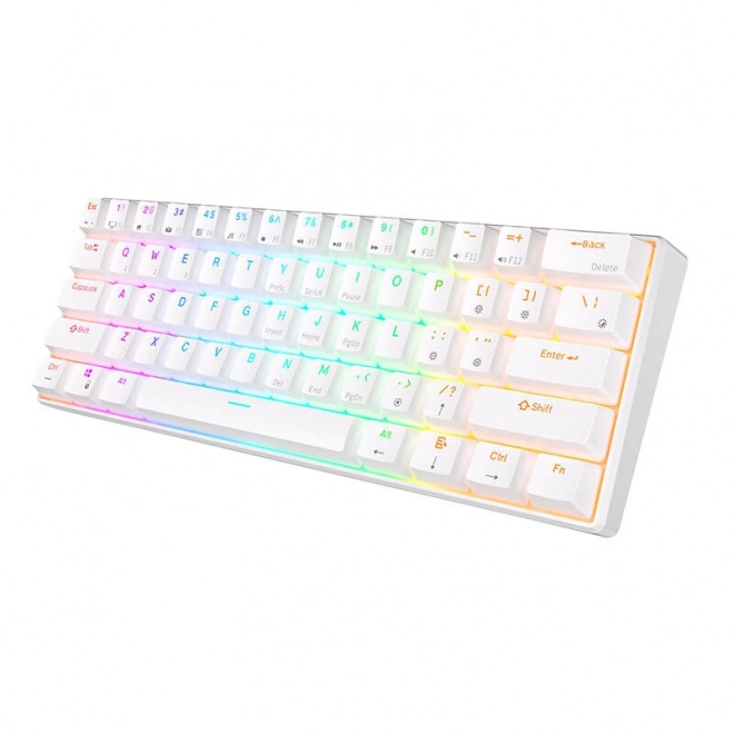 Mechanická klávesnice Royal Kludge RK61 RGB bílá