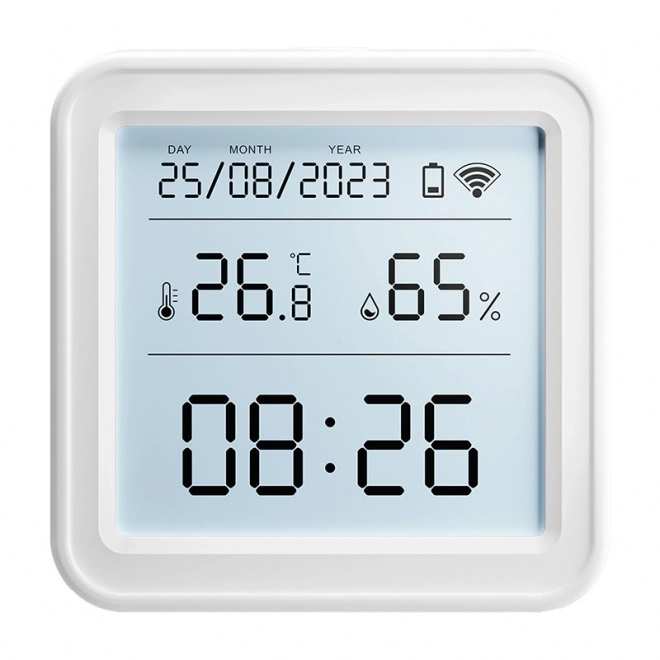 Zigbee chytrý senzor teploty a vlhkosti s LCD displejem