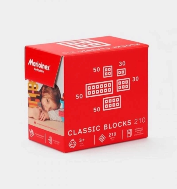 Klasické bloky 210 ks.
