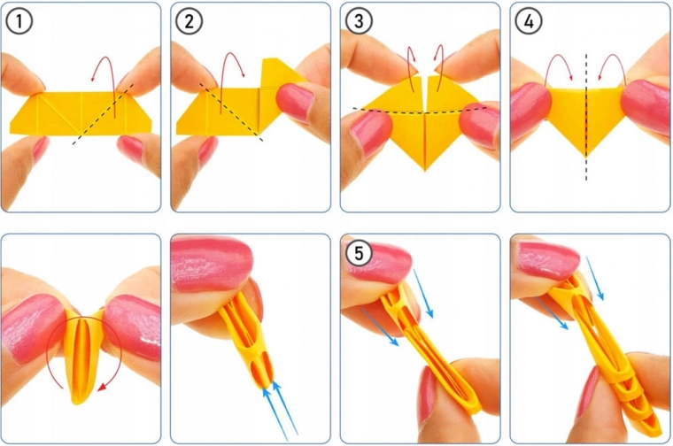 Snadné skládání bez lepidla