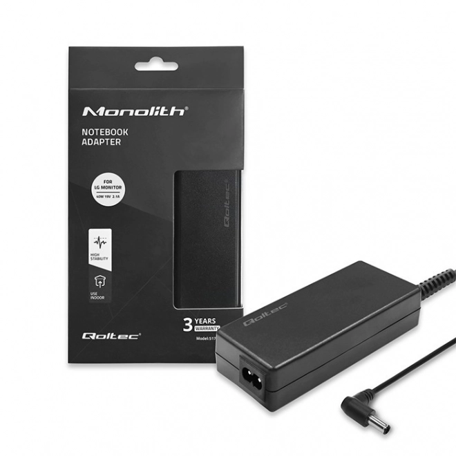 Napájecí adaptér monitoru LG | 40W | 19V | 2,1A | 6,5*4,4 |+ napájecí kabel