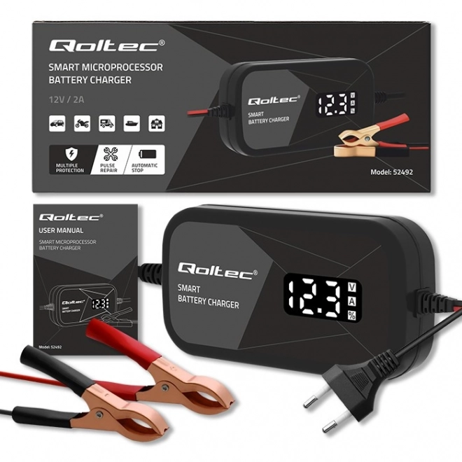 Inteligentní mikroprocesorová nabíječka 12V 2A